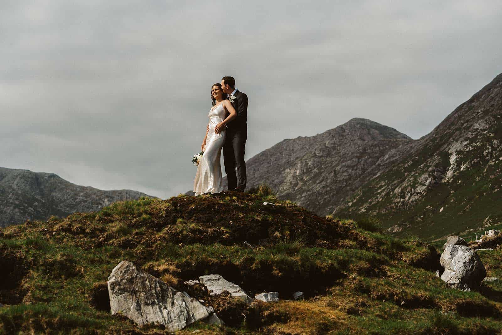 couple in Connemara eloping in Ireland