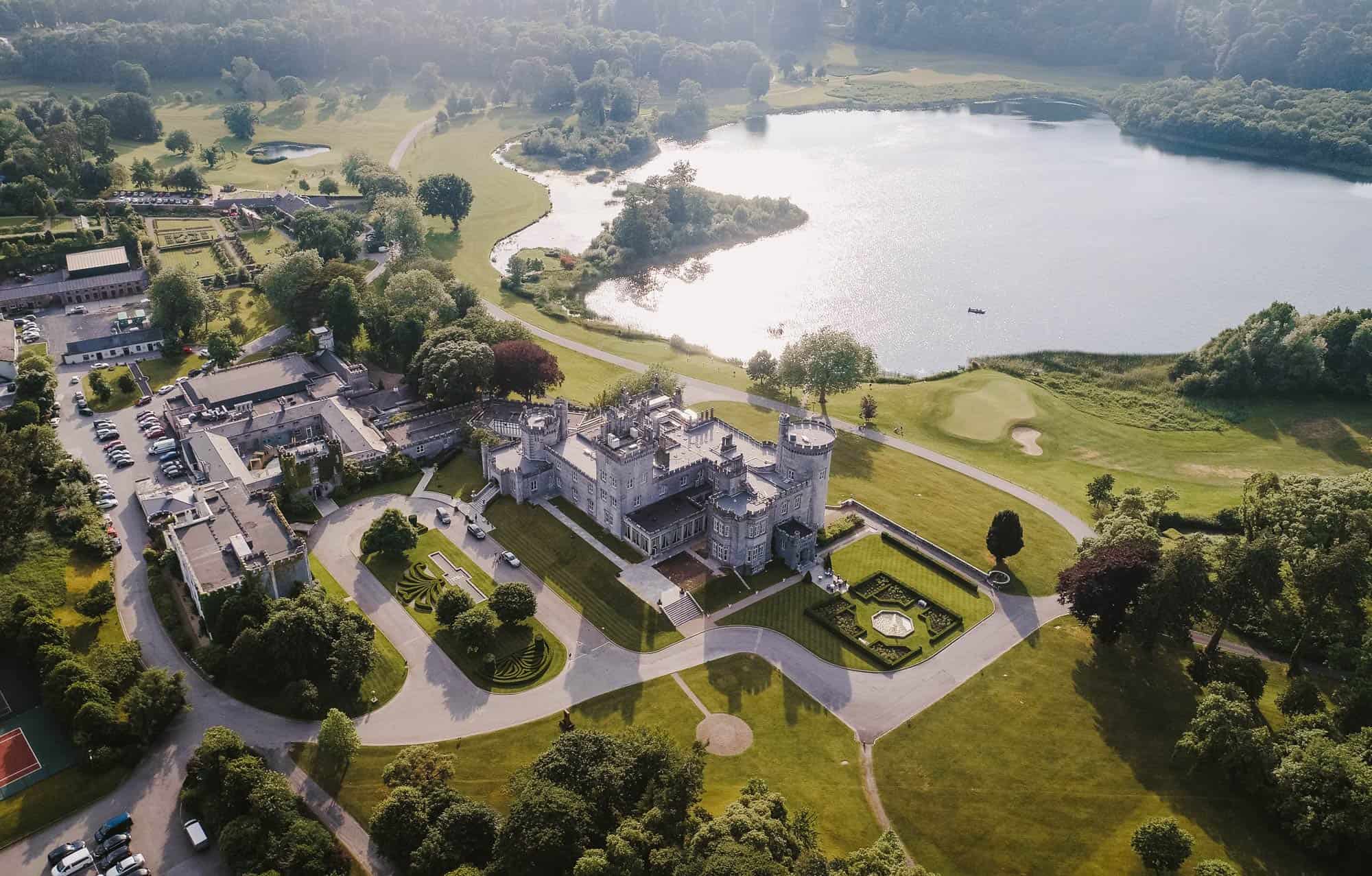 Dromoland Castle Ireland from the air