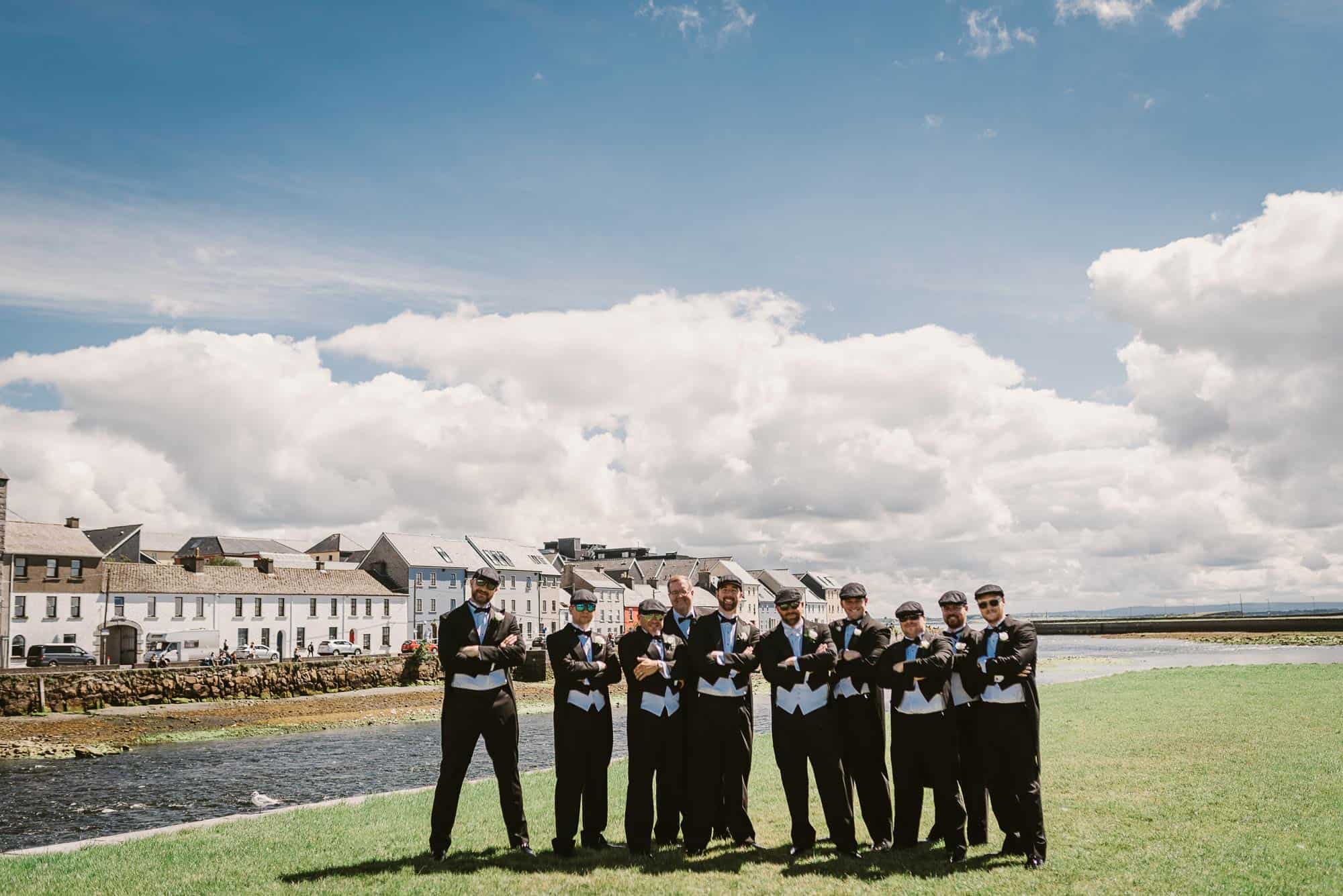 Wedding photography Ireland Group Claddagh